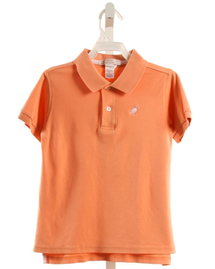 THE BEAUFORT BONNET COMPANY  ORANGE    KNIT SS SHIRT
