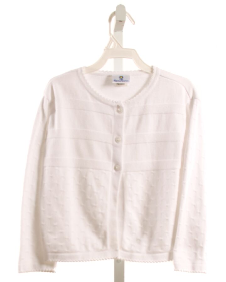 FLORENCE EISEMAN WHITE CARDIGAN