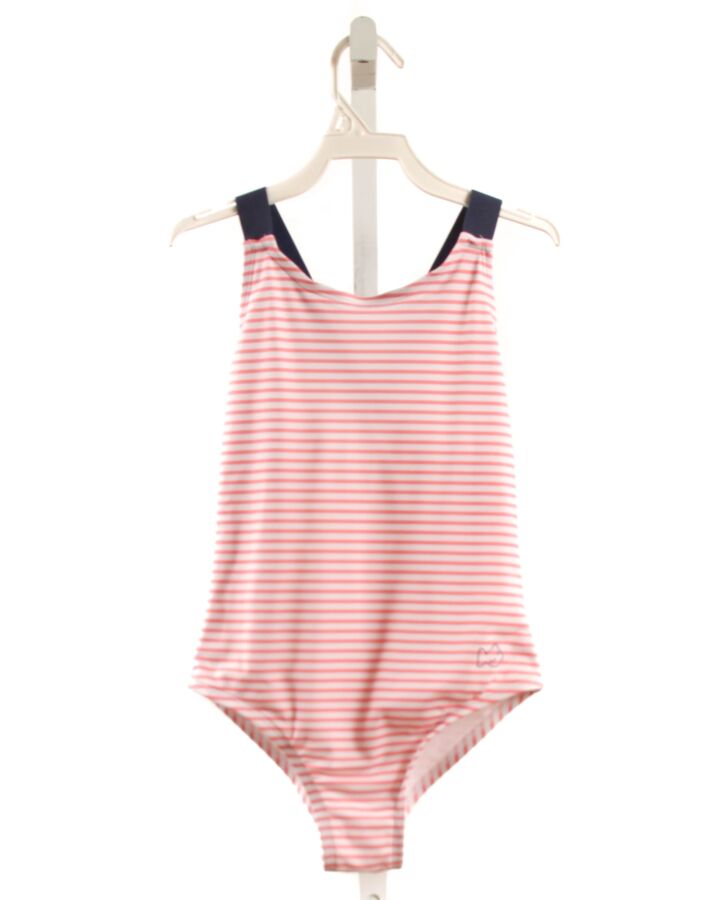 PRODOH PINK STRIPED 1-PIECE SWIMSUIT