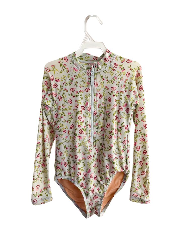 CREWCUTS  HOT PINK  FLORAL  1-PIECE SWIMSUIT