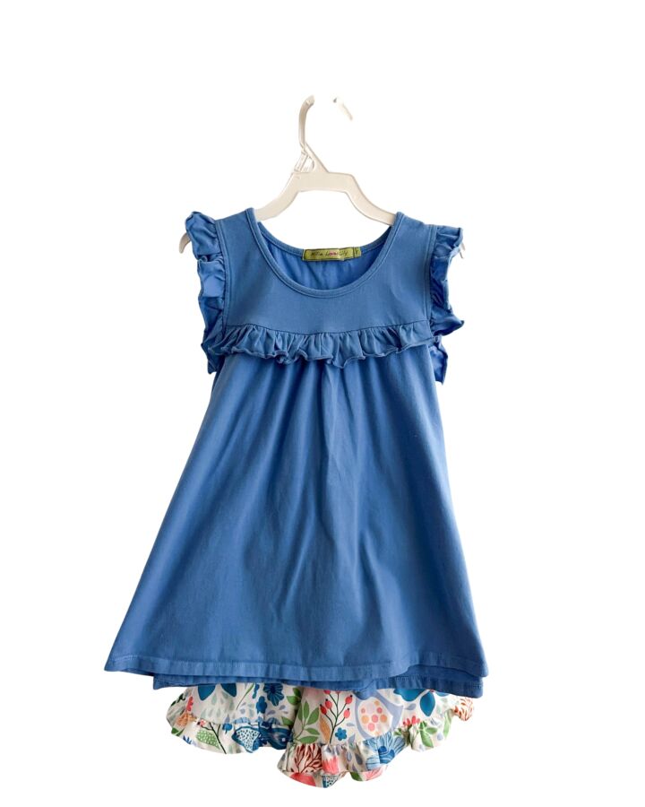 MILLY LOVES LILY  BLUE    2-PIECE OUTFIT WITH RUFFLE