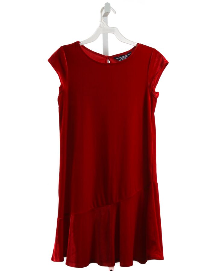 LANDS' END KIDS  RED VELVET   PARTY DRESS