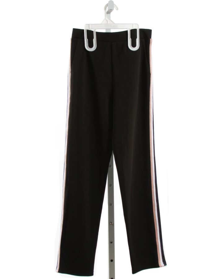 MOLLY BRACKEN  BLACK KNIT   PANTS