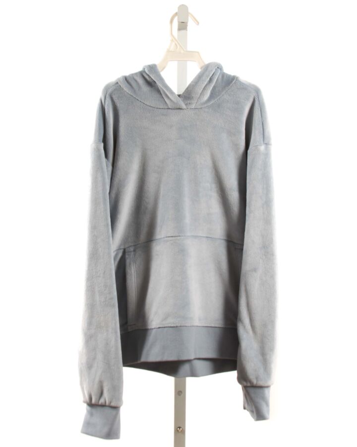 ATHLETA GIRL  LT BLUE VELOUR   PULLOVER