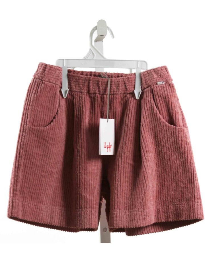 IL GUFO  PINK CORDUROY   SHORTS