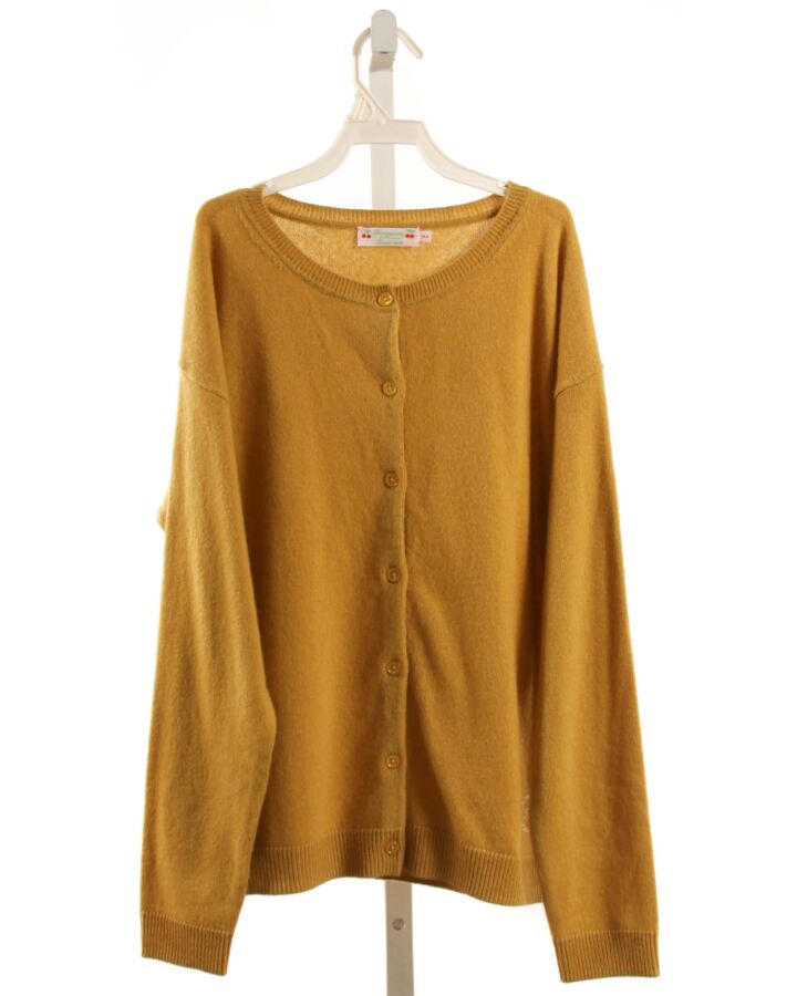 BONPOINT  MUSTARD CASHMERE   CARDIGAN