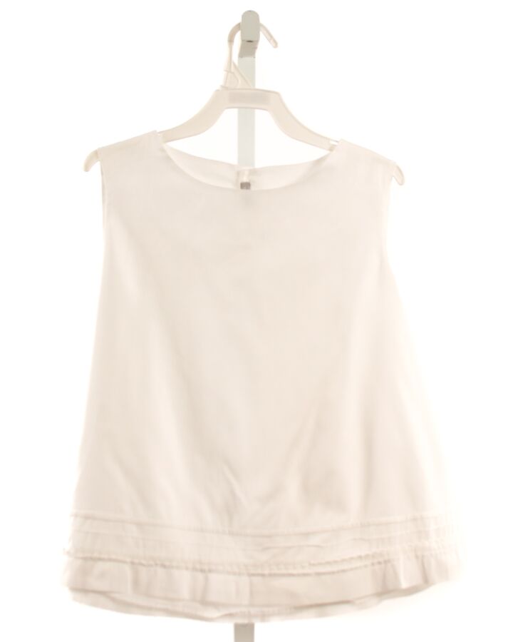 IL GUFO  WHITE    SLEEVELESS SHIRT