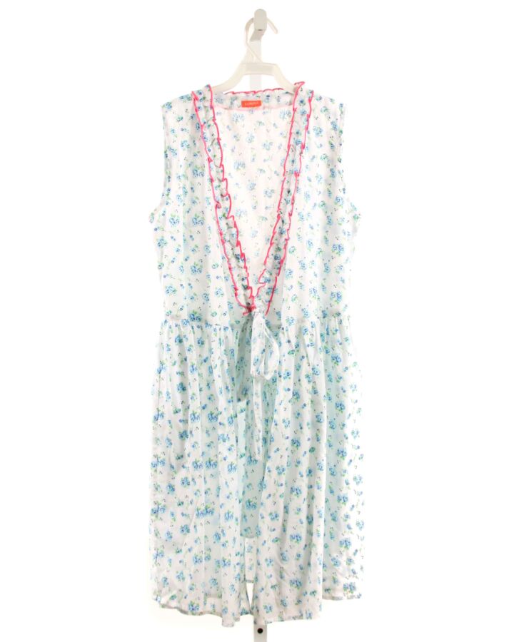 SUNUVA  BLUE  FLORAL  COVER UP