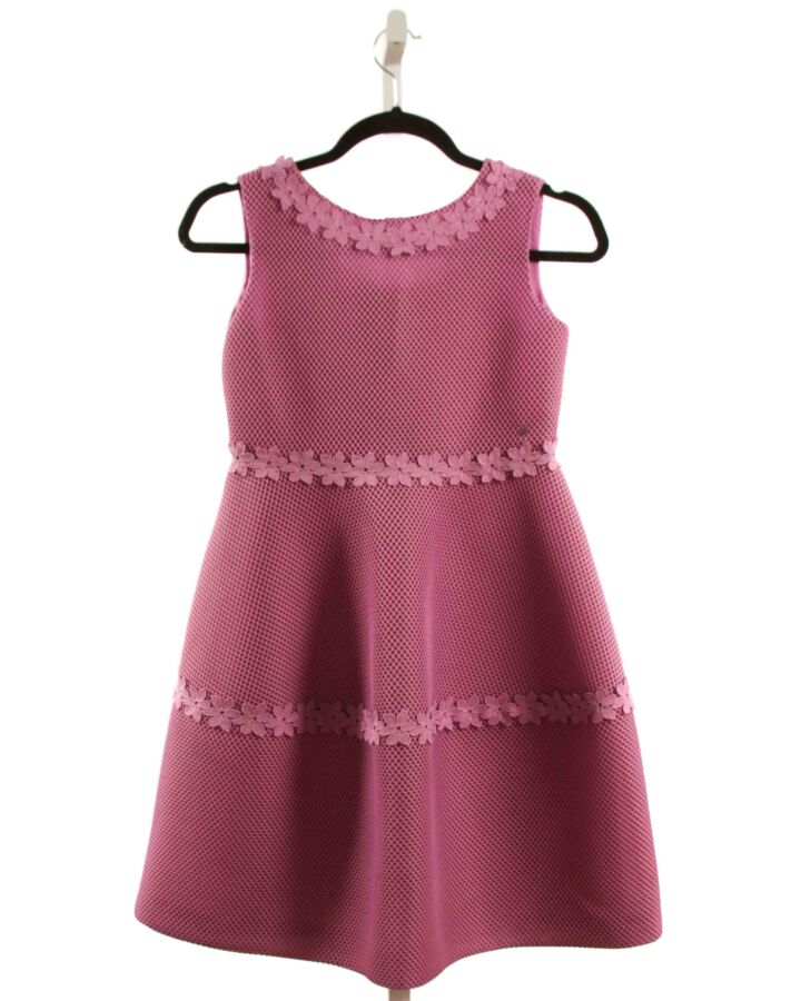 CAROLINA HERRERA  PURPLE EYELET   DRESS
