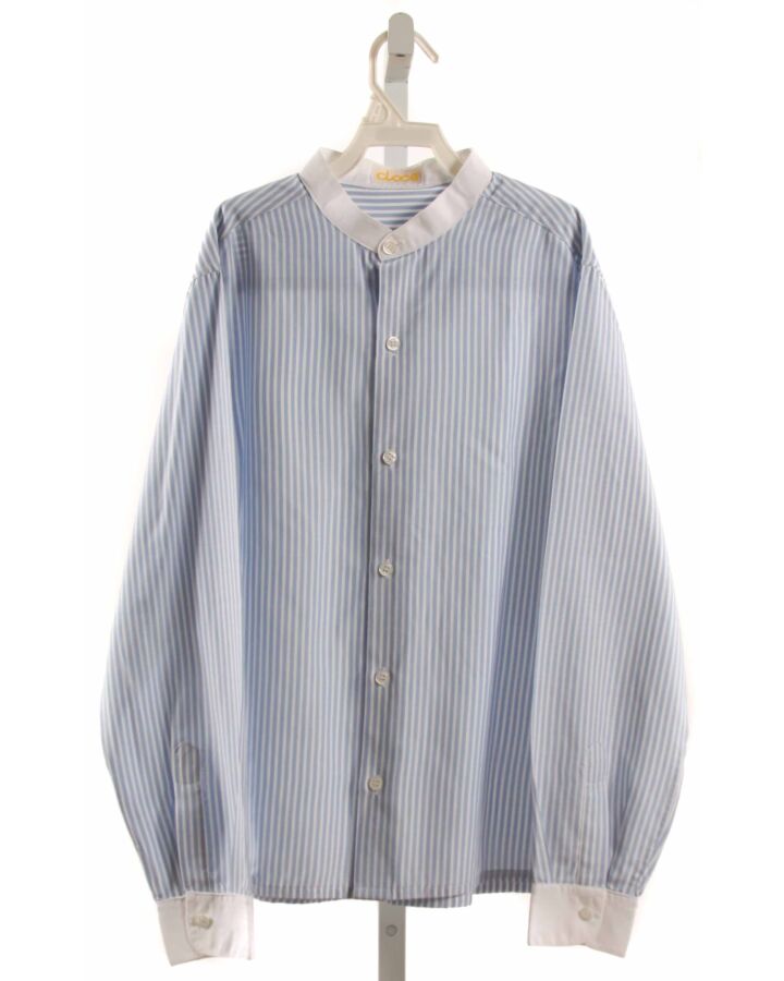 LA OCA LOCA  LT BLUE  STRIPED  DRESS SHIRT