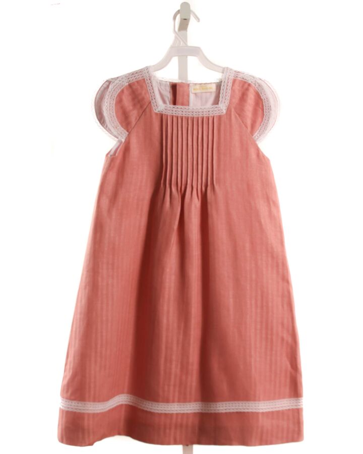 LA OCA LOCA  PINK    DRESS WITH LACE TRIM