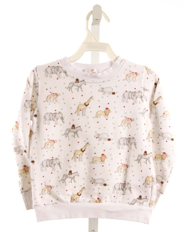 SAL & PIMENTA  WHITE  PRINT  PULLOVER