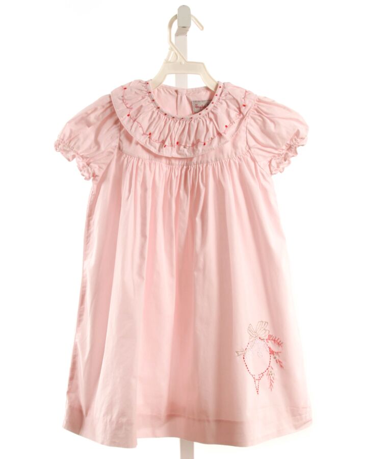 SOPHIE & LUCAS  PINK   EMBROIDERED DRESS