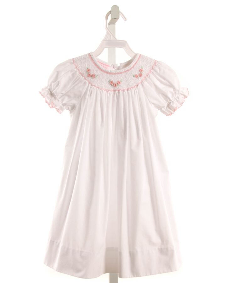 PETIT BEBE  WHITE   SMOCKED DRESS