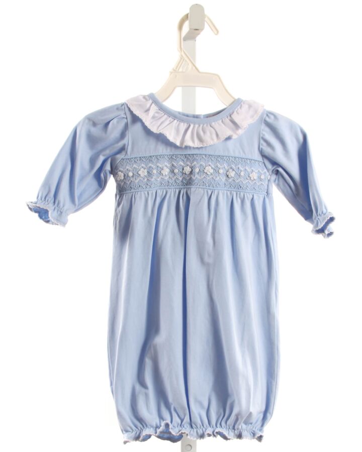 SMOCKINGBIRD  LT BLUE   SMOCKED LAYETTE