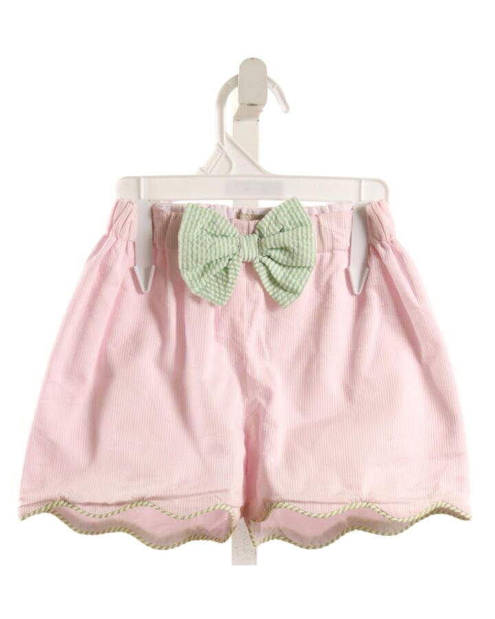 MARCO & LIZZY  LT PINK    SHORTS WITH BOW