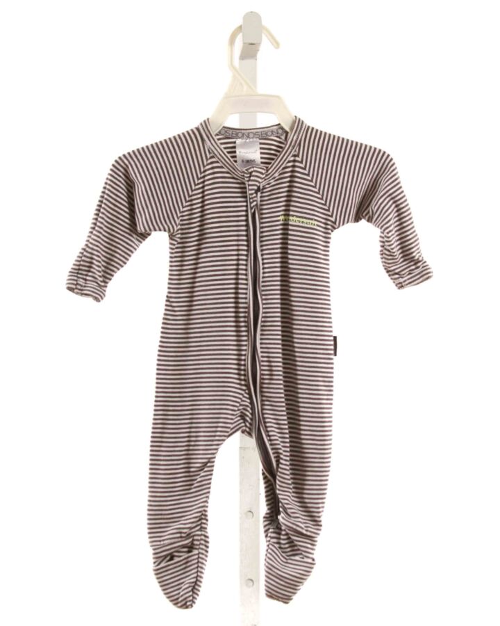 WONDERSUIT  BLACK  STRIPED  LAYETTE