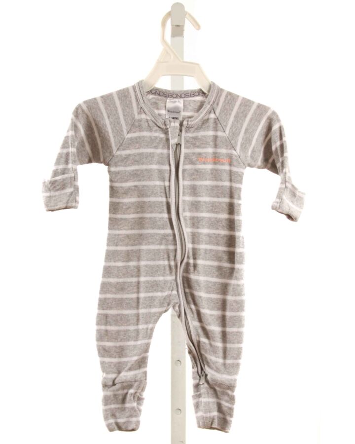 WONDERSUIT  GRAY  STRIPED  LAYETTE