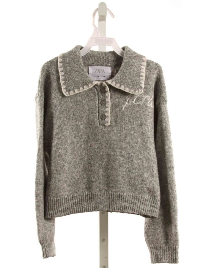 ZARA  GRAY    SWEATER