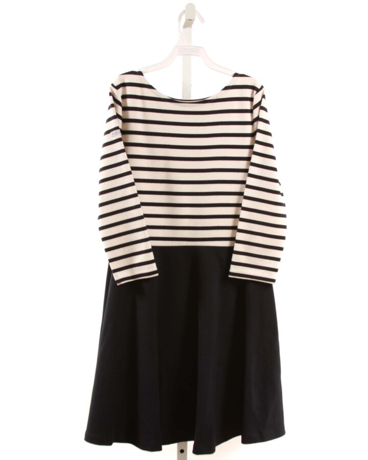 POLO BY RALPH LAUREN  NAVY  STRIPED  KNIT DRESS