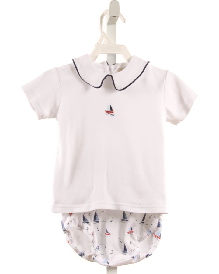 LUIGI  WHITE   EMBROIDERED 2-PIECE OUTFIT