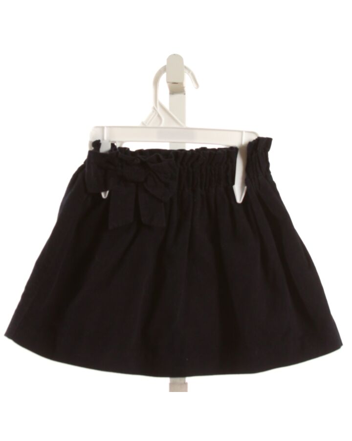 LITTLE ENGLISH  NAVY CORDUROY   SKIRT WITH BOW