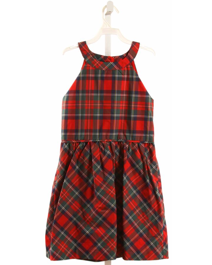 VINEYARD VINES  RED  PLAID  DRESS