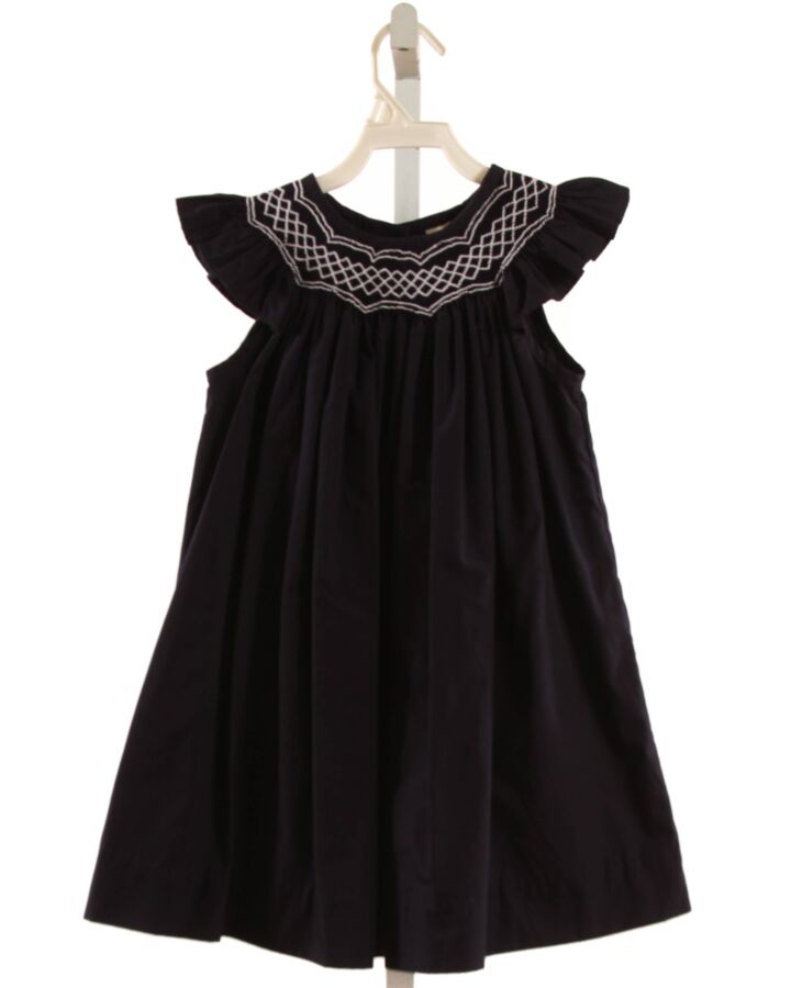 THE BEAUFORT BONNET COMPANY  NAVY   SMOCKED DRESS