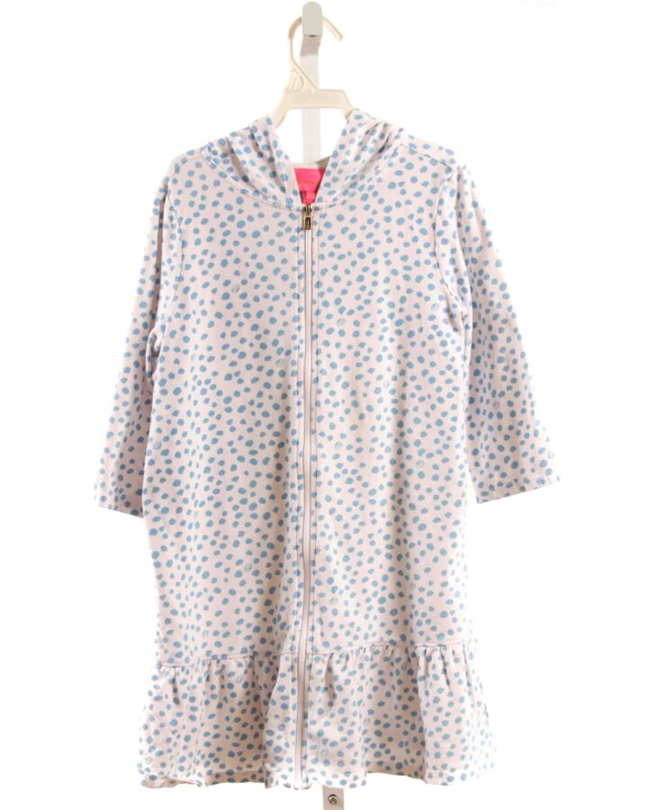 LILLY PULITZER  AQUA  POLKA DOT  COVER UP