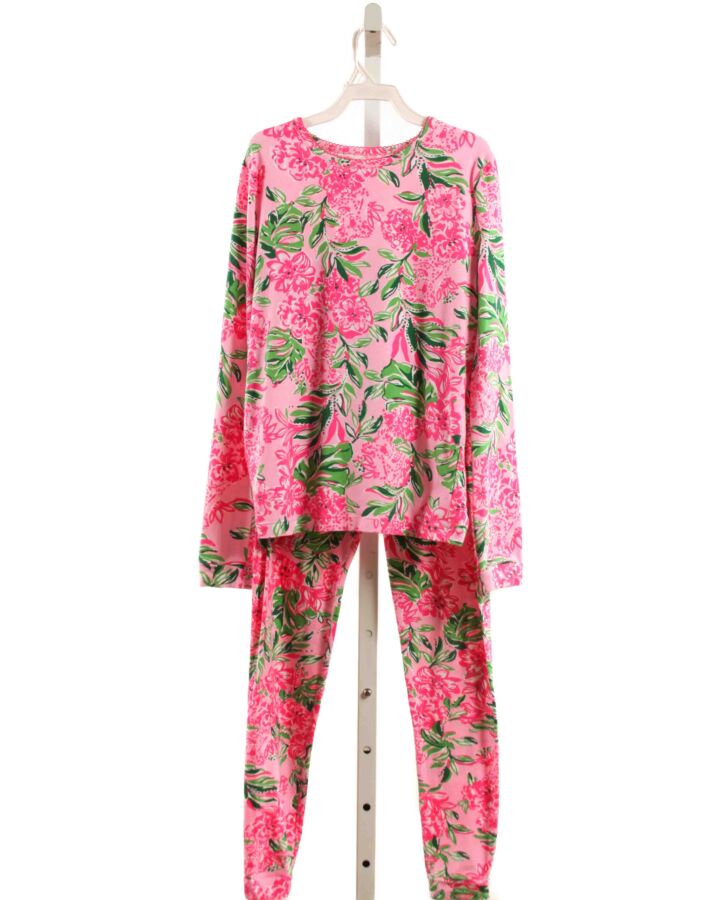 LILLY PULITZER  HOT PINK  FLORAL  LOUNGEWEAR