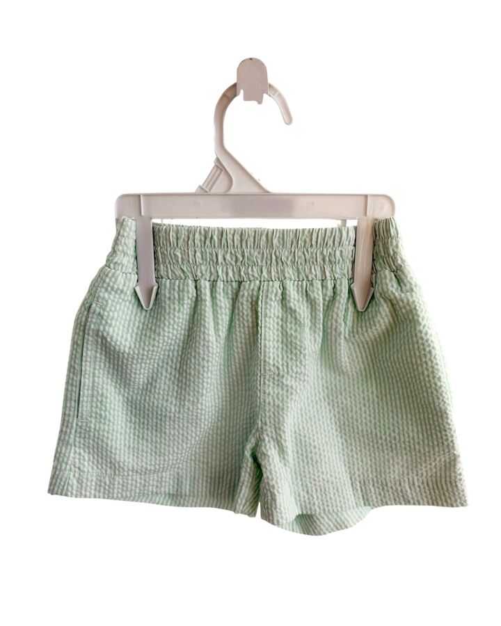 THE BEAUFORT BONNET COMPANY  MINT SEERSUCKER STRIPED  SHORTS