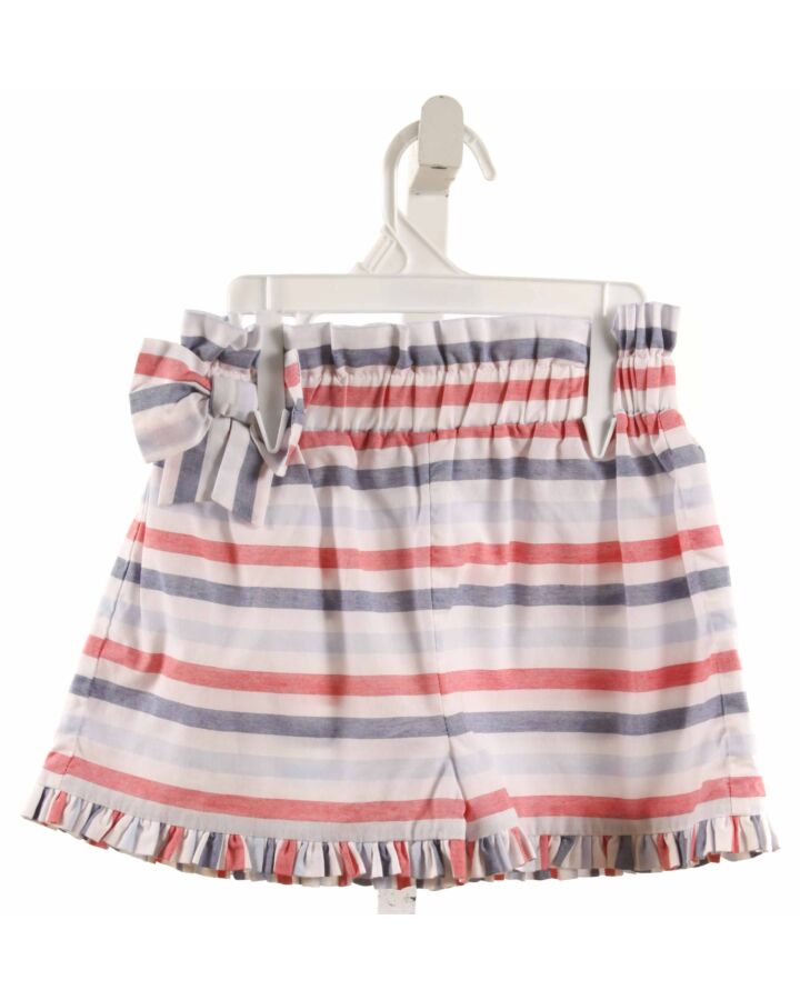 LITTLE ENGLISH  MULTI-COLOR  STRIPED  SHORTS WITH BOW