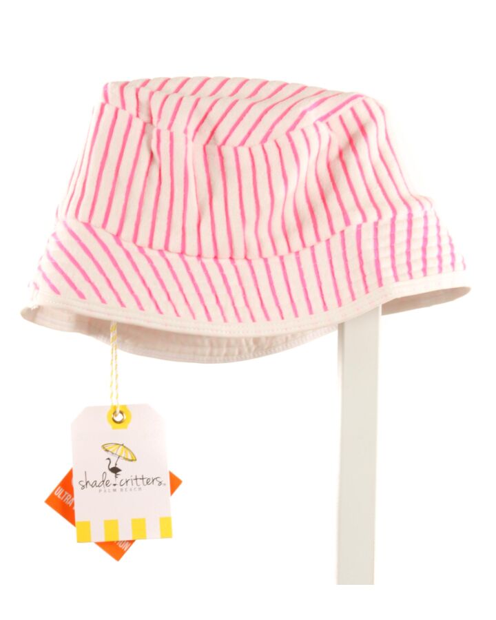 SHADE CRITTERS  HOT PINK TERRY CLOTH STRIPED  HAT