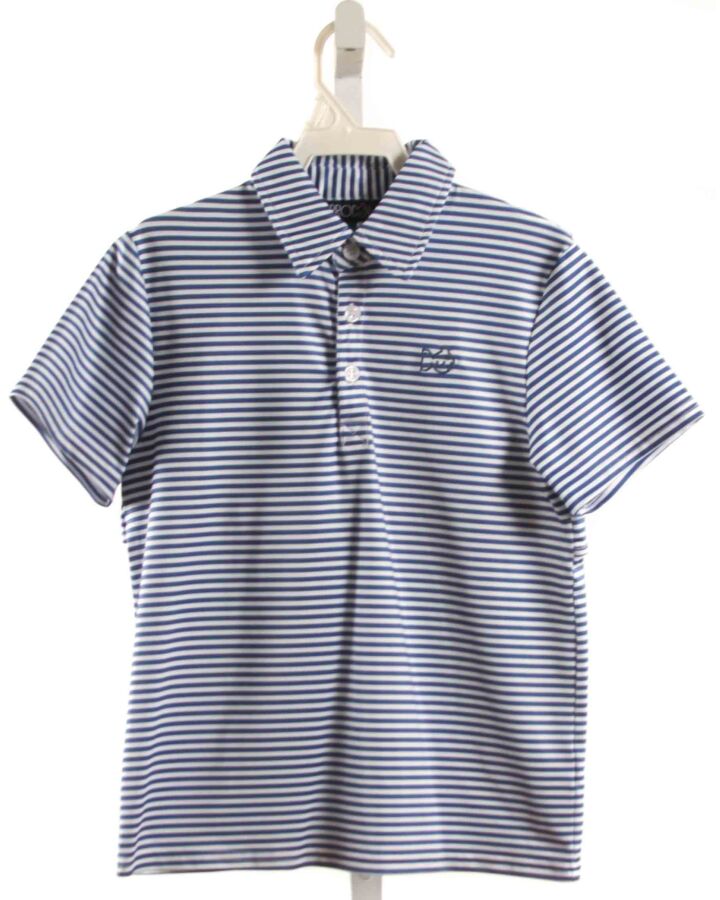 PRODOH BLUE STRIPED KNIT SS SHIRT