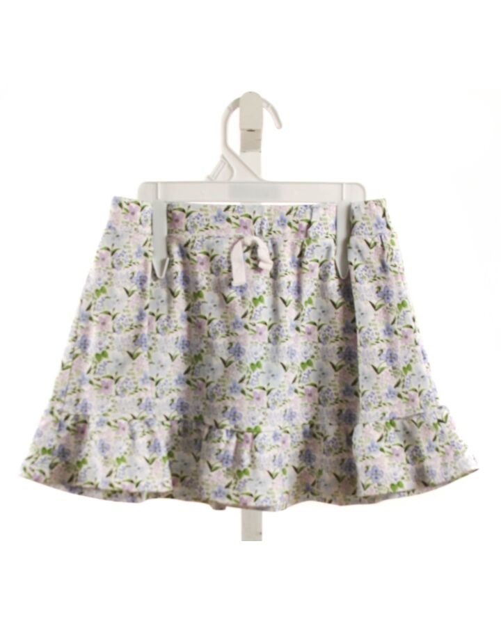 THE PROPER PEONY  LT BLUE  FLORAL  SKORT