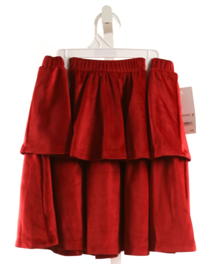 NORDSTROM  CRIMSON VELOUR   SKIRT