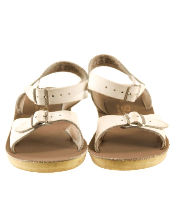 SUN SANS/ SALTWATER SANDALS WHITE SANDALS  *VGU SIZE TODDLER 12