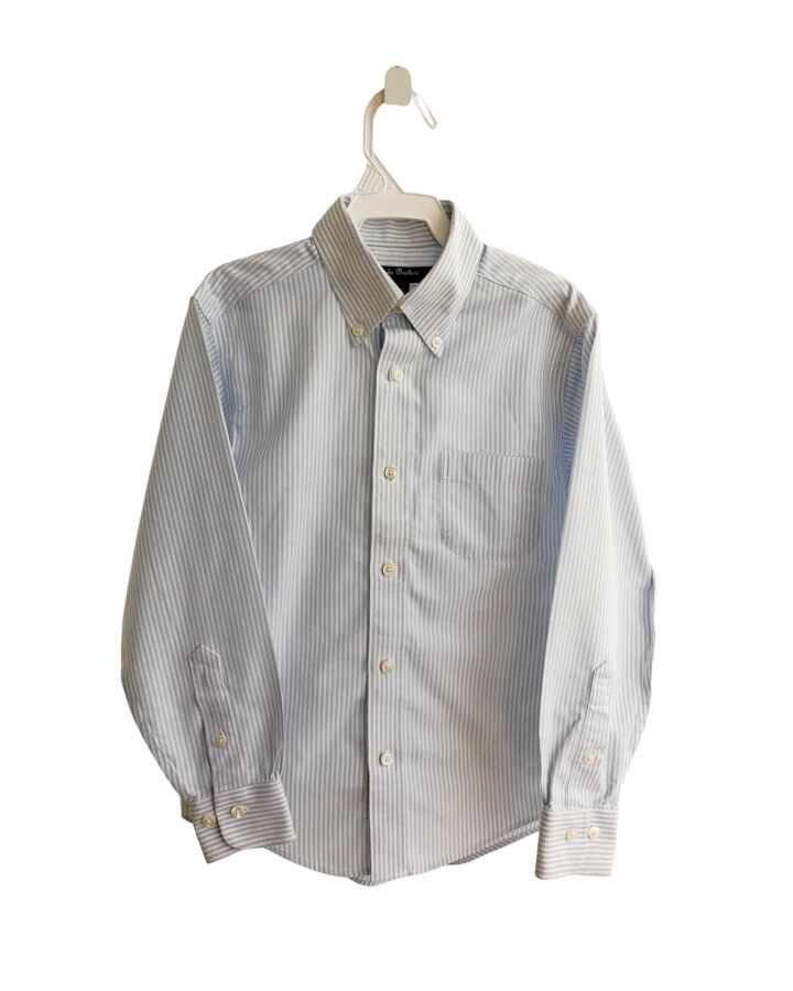 BROOKS BROTHERS  LT BLUE  STRIPED  DRESS SHIRT