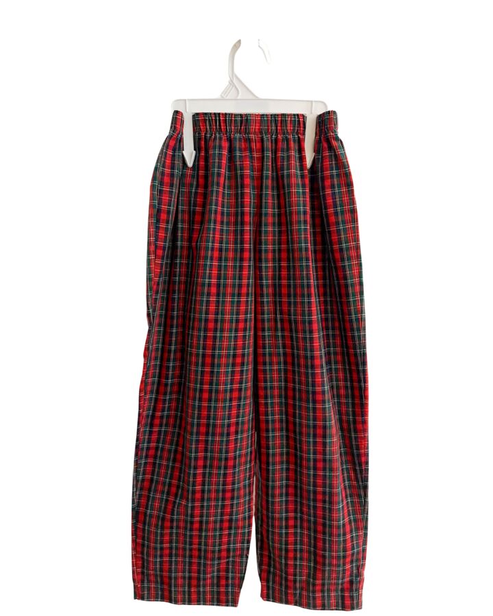 COTTON BLU  RED  PLAID  PANTS