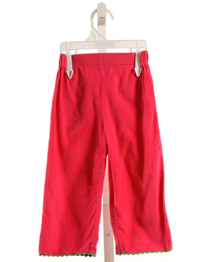 BELLA BLISS  PINK CORDUROY   PANTS WITH RIC RAC