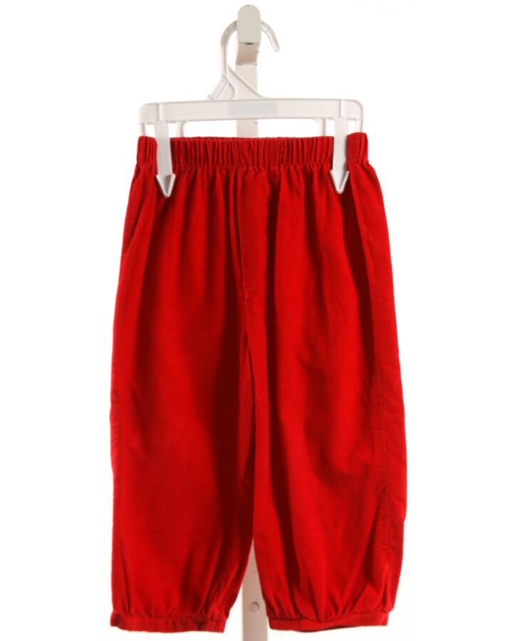 LITTLE ENGLISH  RED CORDUROY   PANTS