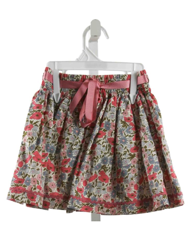 LILY ROSE  MULTI-COLOR  FLORAL  SKIRT