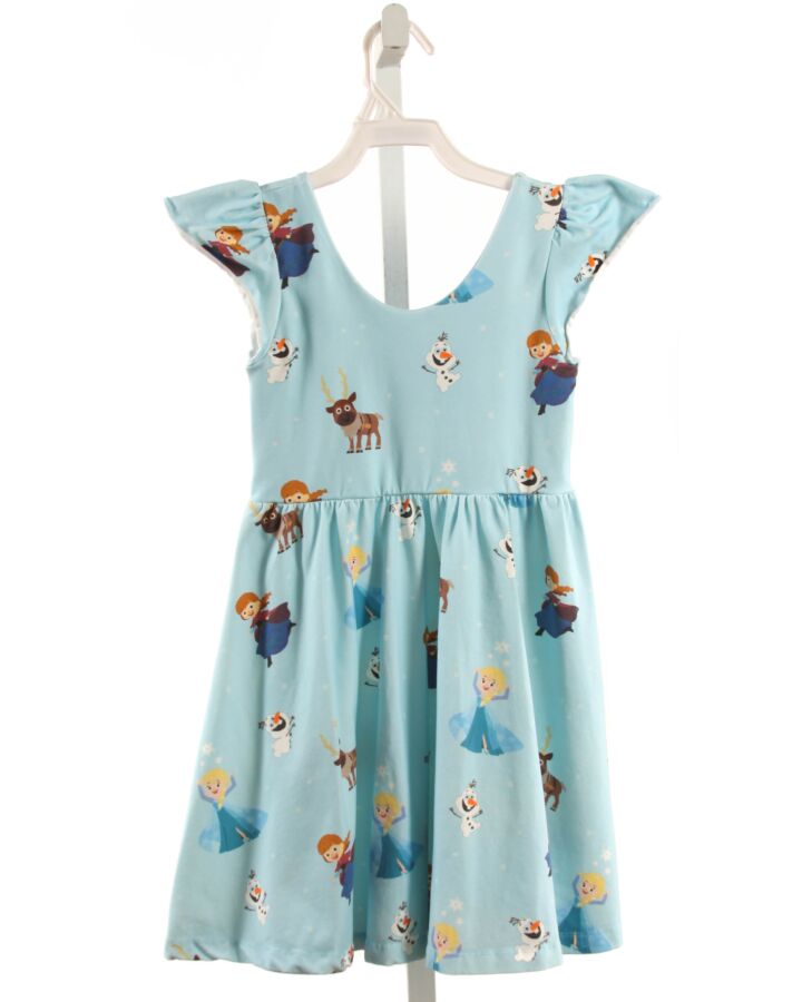 DISNEY  AQUA  PRINT  KNIT DRESS