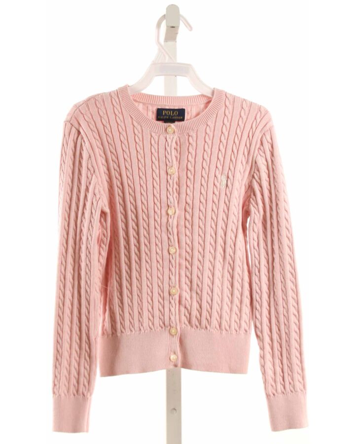 POLO BY RALPH LAUREN  PINK    CARDIGAN