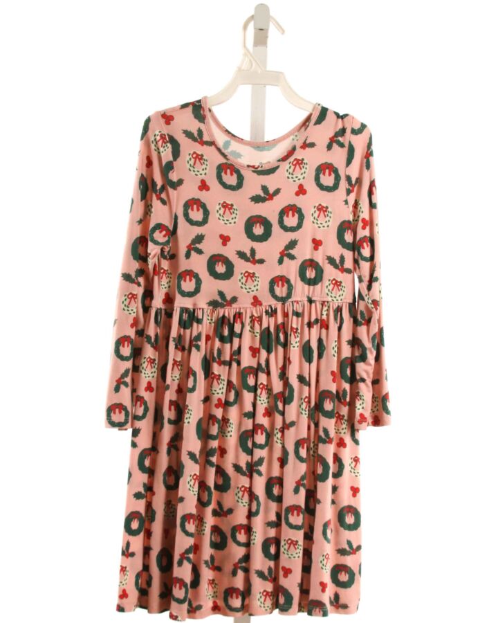 PINK CHICKEN  PINK   PRINTED DESIGN KNIT DRESS