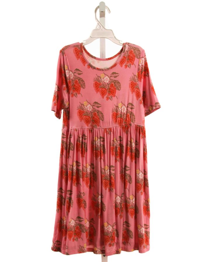 PINK CHICKEN  HOT PINK    KNIT DRESS