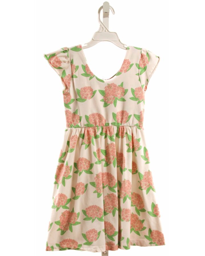 MONICA + ANDY  LT PINK  FLORAL  KNIT DRESS