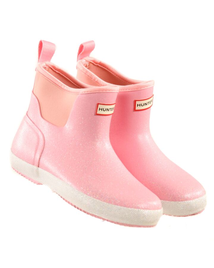 HUNTER PINK BOOTS  *EUC SIZE CHILD 2