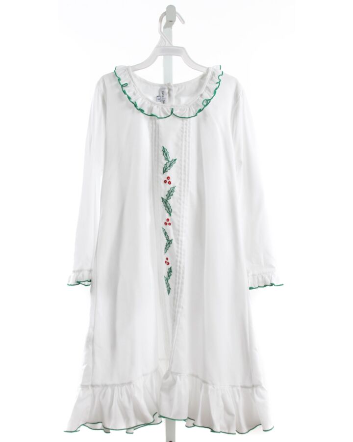 SWEET DREAMS  WHITE   EMBROIDERED LOUNGEWEAR