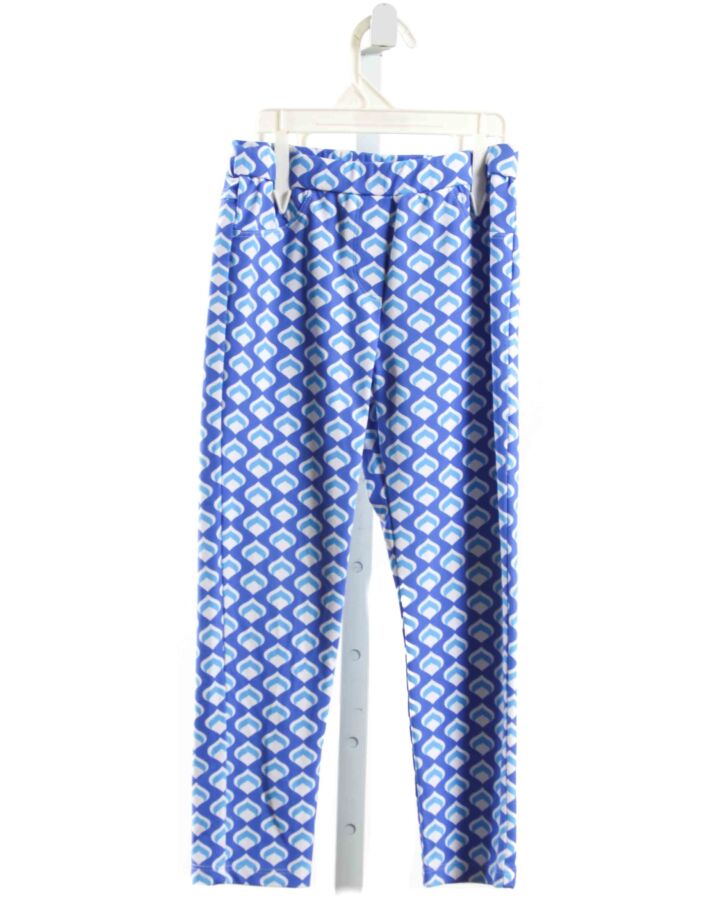 J. MCLAUGHLIN  BLUE   PRINTED DESIGN PANTS